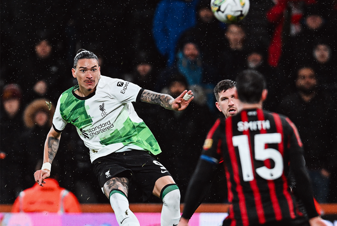 The Reds vydreli v upršanom Bournemouthe postup do štvrťfinále League Cupu, parádnym gólom rozhodol D. Núñez