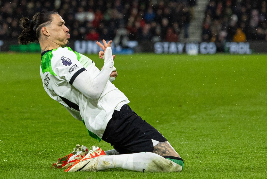 The Reds berú po dominantnom i efektívnom II. polčase z Bournemouhtu 3 body. The Cherries porazili 4:0, Jota a D. Núñez s dvoma gólmi