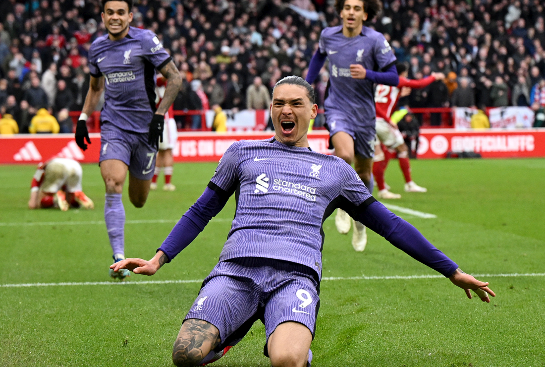 Darwin Núñez v 9. minúte nastavenia zachránil LFC, Nottingham padol po poctivom výkone