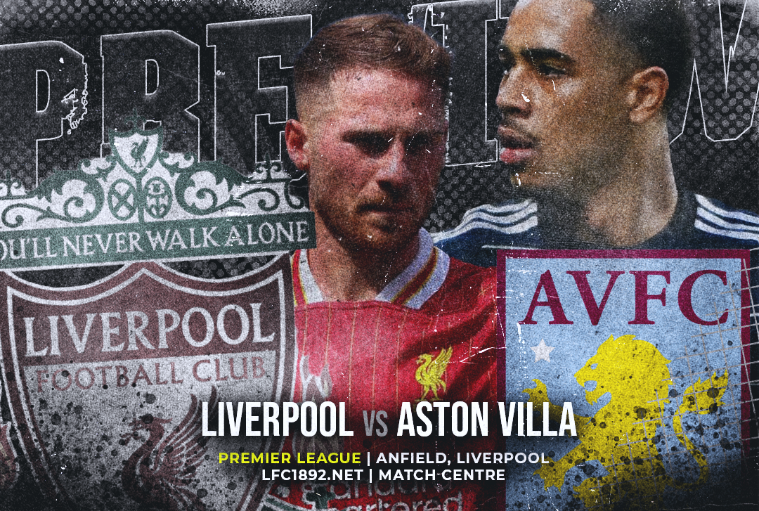 LFC hostí nebezpečnú Aston Villu, ktorá ale trikrát v rade prehrala. V sobotu sa hrá v netradičnom čase