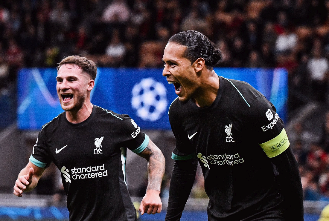 Všetko najlepšie, Arne! Dominantný LFC otočil duel na pôde milánskeho AC a do Ligy majstrov vstúpil víťazne