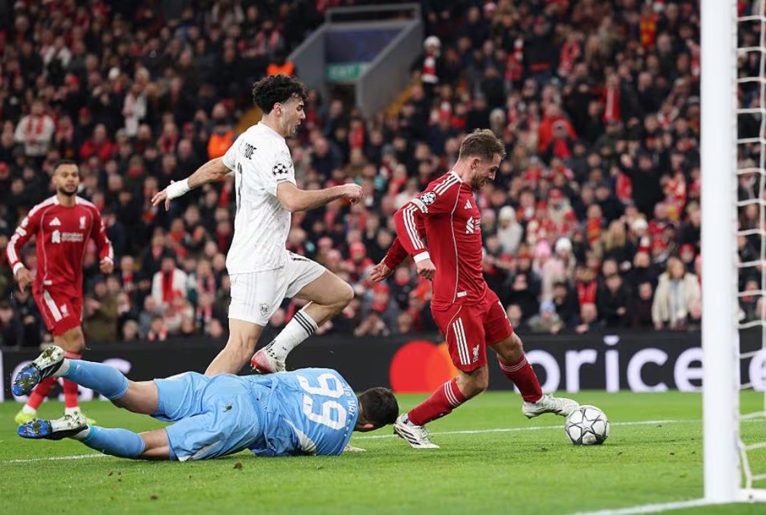 LFC vs Qarabağ 6:0, hodnocení hráčů: famózní Mac Allister s van Dijkem režírovali kanonádu na Anfieldu