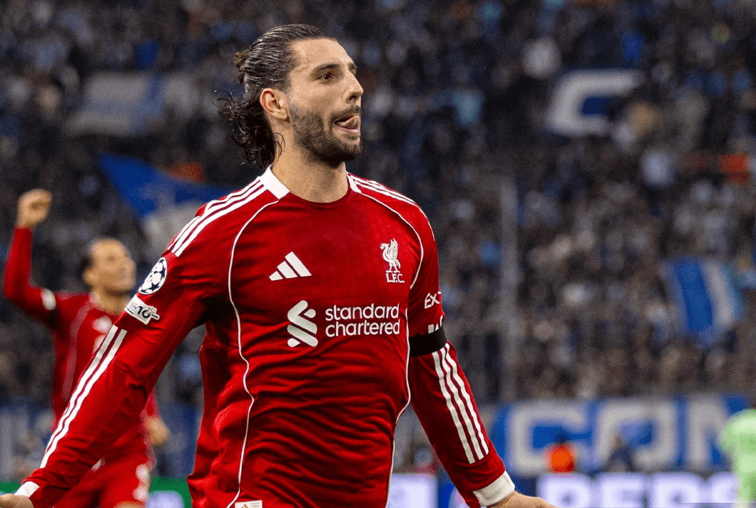 LFC zahral v Marseille na úrovni. Z priameho kopu rozhodol Szoboszlai, prekvapili 3 góly a žiadny inkasovaný