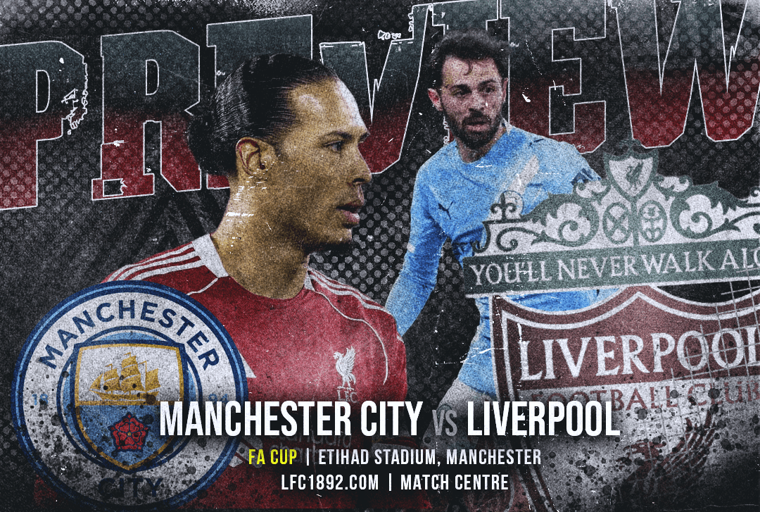 Do tretice všetko dobré? Je tu štvrťfinále FA Cupu, pričom LFC je na trávniku Man City outsiderom