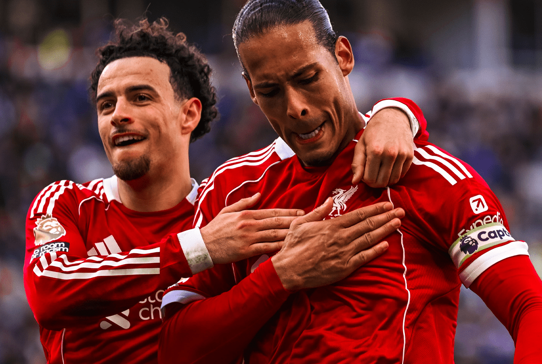 LFC zvládol historické derby na Hill Dickinson Stadium a môže sa Evertonu roky smiať. V 10. minúte nadstavenia rozhodol van Dijk